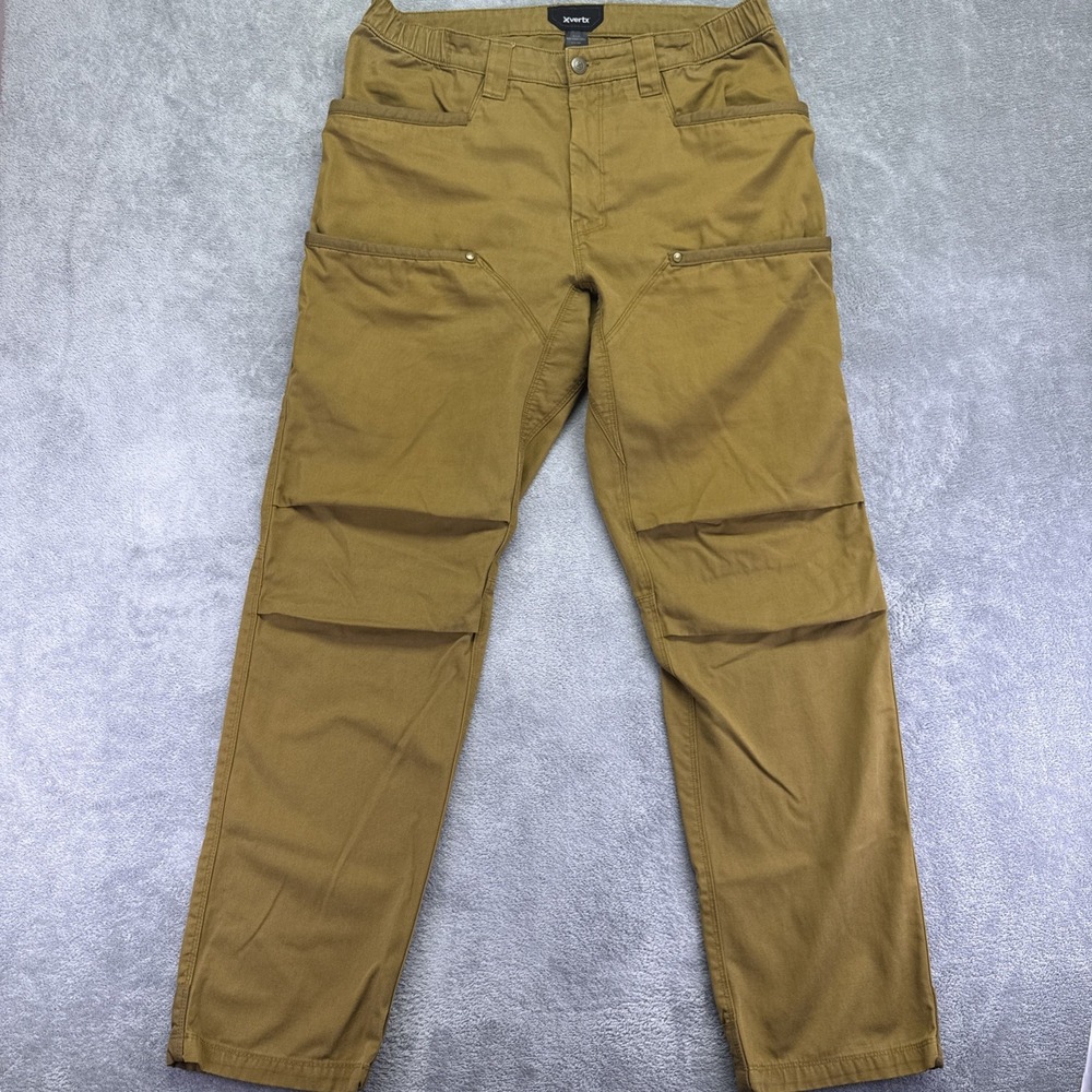 Vertx Travail Pant Men 36x34 Brown Tactical Utility Hiking Articulated VTX1220